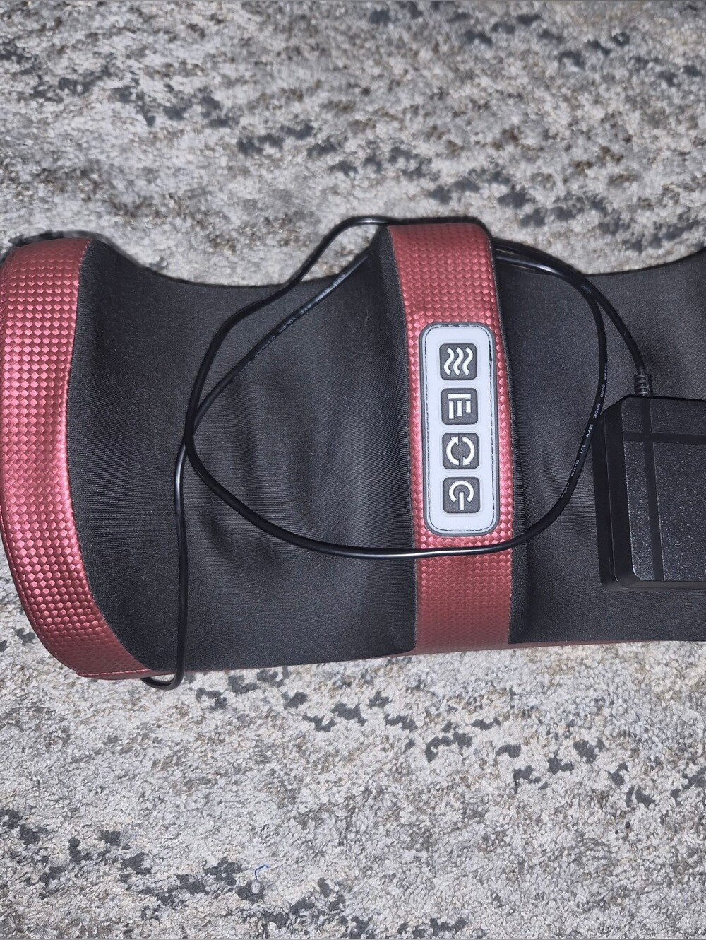 Source Unknown Black and Red Electronic Foot/Leg Massager